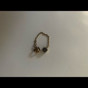 14k gold safety charm for Pandora bracelet